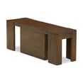 thumbnail image 4 of East West Furniture Xtenczar Banc Moderne Extensible, Fini Noyer, 4 of 9