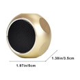 thumbnail image 3 of NARABB Haut-Parleur Bluetooth Sans Fil Mini Extérieur Portable Voix en Métal Bluetooth à Brancher Petit Haut-Parleur, 3 of 6