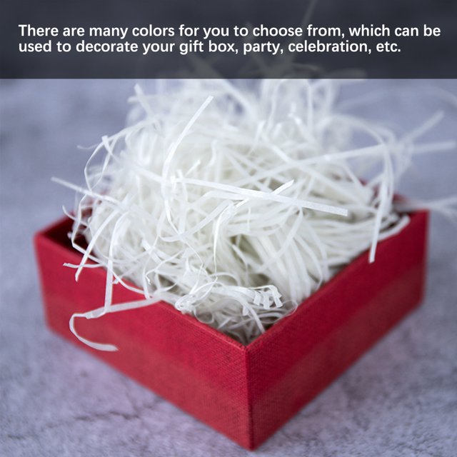 Crinkle Paper Raffia Shreds Colorful Candy Boxes Boxes Filling Material DIY Packaging Confetti Wedding Party Greeting Tissue Accessories Gray