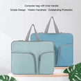 thumbnail image 4 of pitrice Étui pour Ordinateur Portable Étanche, Étui d'Ordinateur Portable, Sac Portable, Pochette de Transport, Pochette Protectrice, Compartiments Réutilisables, Rangement d'Affaires, Noir, 10 Pouces, 4 of 9