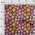 thumbnail image 2 of oneOone Cotton Poplin Maroon Fabric Galaxy Sewing Craft Projects Fabric Prints By Yard 56 Inch Wide, 2 of 4