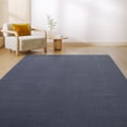 thumbnail image 1 of Tapis Mainstays lavable Finley diamant bleu insigne tufté 6'x8', 1 of 5