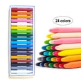 thumbnail image 2 of Washable Jumbo Crayons, Non Toxic, Easy To Hold, Fine Motor Skills Development, Bright &amp; Vibrant Colors, Portable Sturdy Container For Toddlers And Kids (18 Pieces), 2 of 8