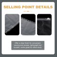 thumbnail image 3 of IFANLANDOR Office Use 50Pcs Waterproof Zipper Pouches for Binder Accessories in Transparent PVC, 3 of 6