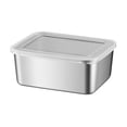 thumbnail image 1 of Amzcrzy Appareils de Cuisine Contenants de Rangement pour Aliments avec Couvercles Contenants pour Préparation de Repas Réutilisables en Acier Inoxydable Allant au Four, au Congélateur et au Lave-Vaisselle 650 ml Contenant en Acier Inoxydable Ensemble d'Ustensiles de Cuisine, 1 of 1