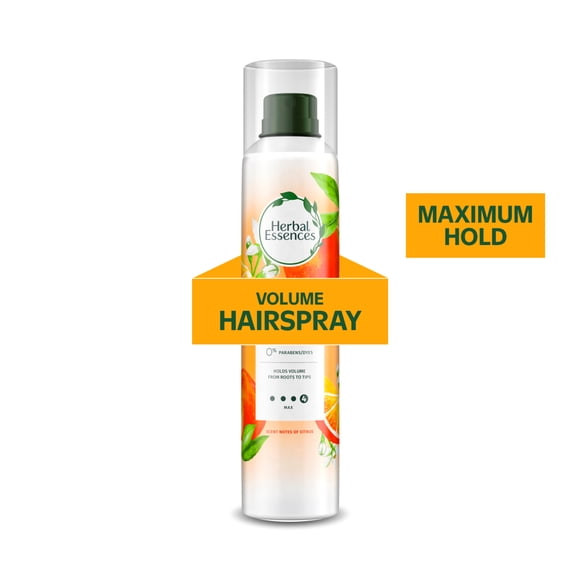 Herbal Essences Hairspray, Volume, Lightweight, Maximum Hold, Citrus Scent, 226 g
