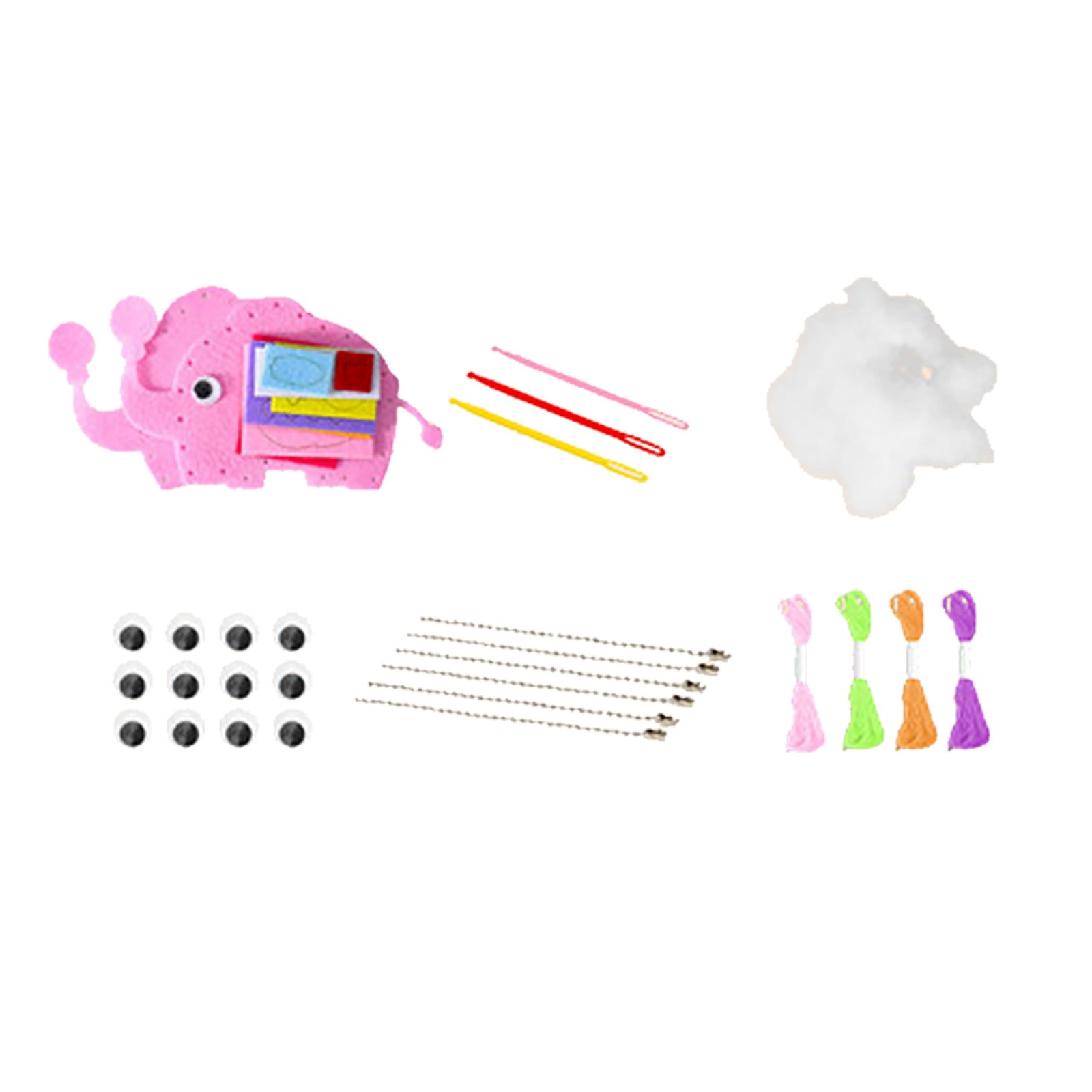 Kit Couture Poupées DIY – 6 Modèles Féeriques, Feutre, Aiguilles, Fil, Rembourrage – Débutants Dès 8 Ans, Cadeau Créatif