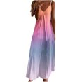 thumbnail image 1 of RKSTN Robe d'Été pour Femmes, Robe d'Été Décontractée et Tendance pour Femmes avec Poches, Sans Manches, Imprimé en Dentelle, Col en V, Robes de Plage, Robes Grande Taille pour Femmes, 1 of 5