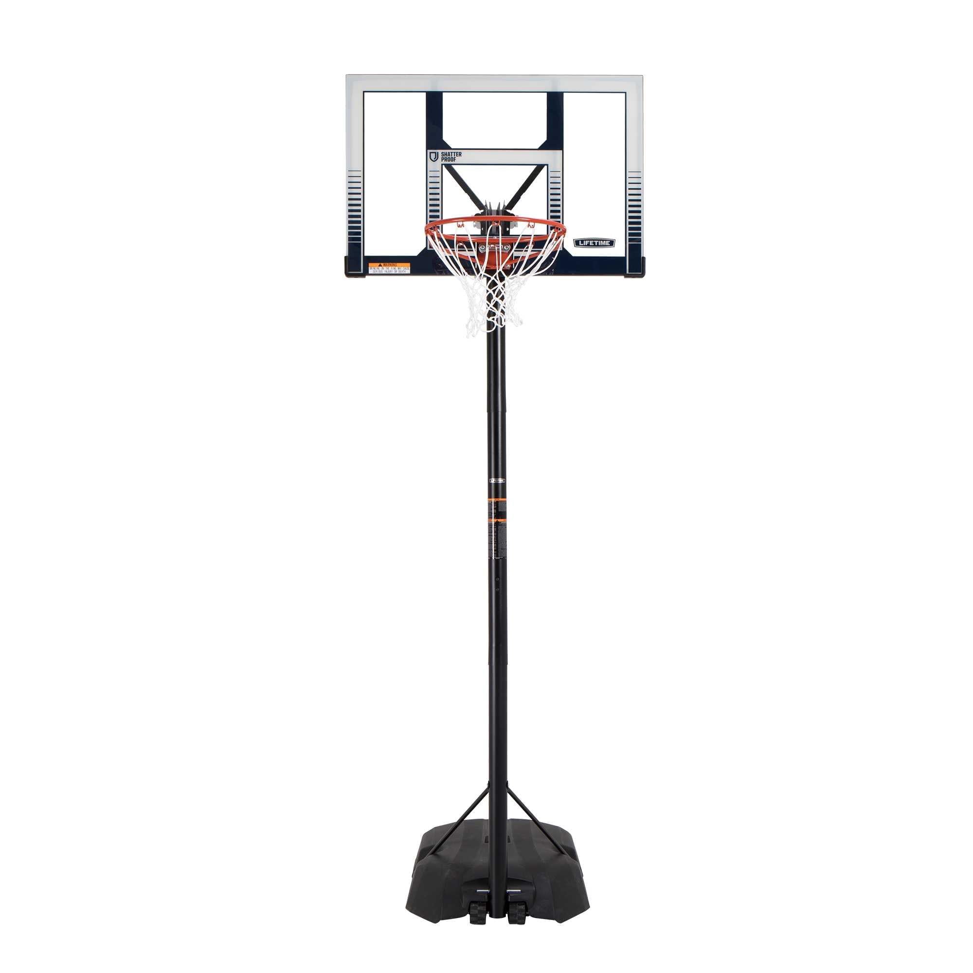 Lifetime Adjustable Portable Basketball Hoop (44-Inch Polycarbonate)