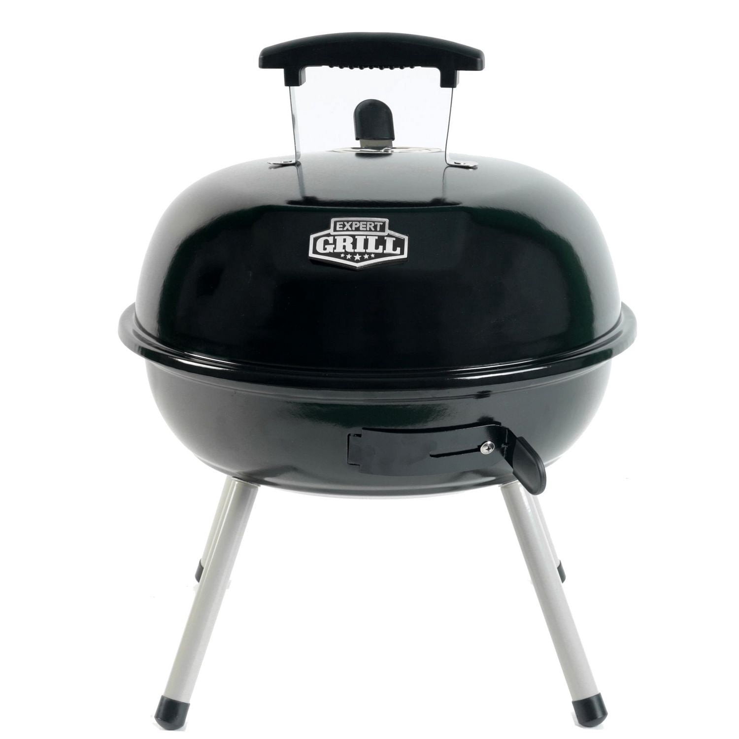 Expert Grill 14.5” Free Standing Portable Dome Charcoal BBQ Grill, Black, CBT2203W-C
