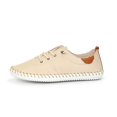 thumbnail image 2 of Lunar Womens St Ives Leather Plimsolls, 2 of 6