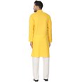 thumbnail image 2 of SKAVIJ Pyjama Kurta pour Hommes Ensemble Robe de Yoga en Coton à Manches Longues Gold XXL, 2 of 6