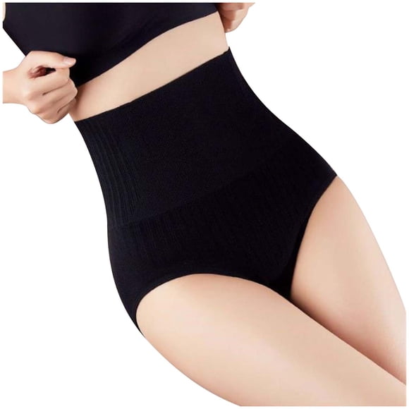 Lovzfmll Women's Underwear, High Waist Compression Shorts, Plus Size Warm Belly Hip Lift Panties, Breathable Tummy Control Underwear with Waist Trimming