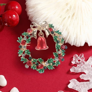 Danhjin Broche en Métal Arbre de Noël Broche Cadeaux de Noël Petits Cadeaux Corsages Accessoires Accessoires Épingles à Pots Broche de Noël Décorations de Noël