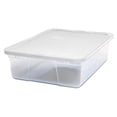 thumbnail image 2 of Homz 28 Qt Snaplock Clear Plastic Storage Container with Secure Lid, 2 Pack, 2 of 9