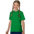 thumbnail image 2 of Hanes Kids Authentic TAGLESS Cotton T-Shirt, S, Shamrock Green, 2 of 4