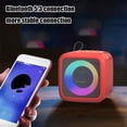 thumbnail image 4 of Chmadoxn Bluetooth Speaker,Bluetooth Audio RGB Colorful High Battery Low Latency Bluetooth Multifunctional Wide Area Sound Effect 5.3 Bluetooth Speaker Plastic Bluetooth speaker, 4 of 6