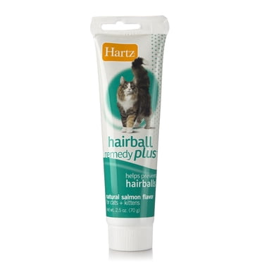 Hartz Hairball Remedy Plus Paste for Cats, with natural salmon