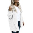 thumbnail image 3 of Innerwin Manteau à Capuche pour Femmes, Veste d'Hiver Chaude à Manches Longues, Blanc P, 3 of 6