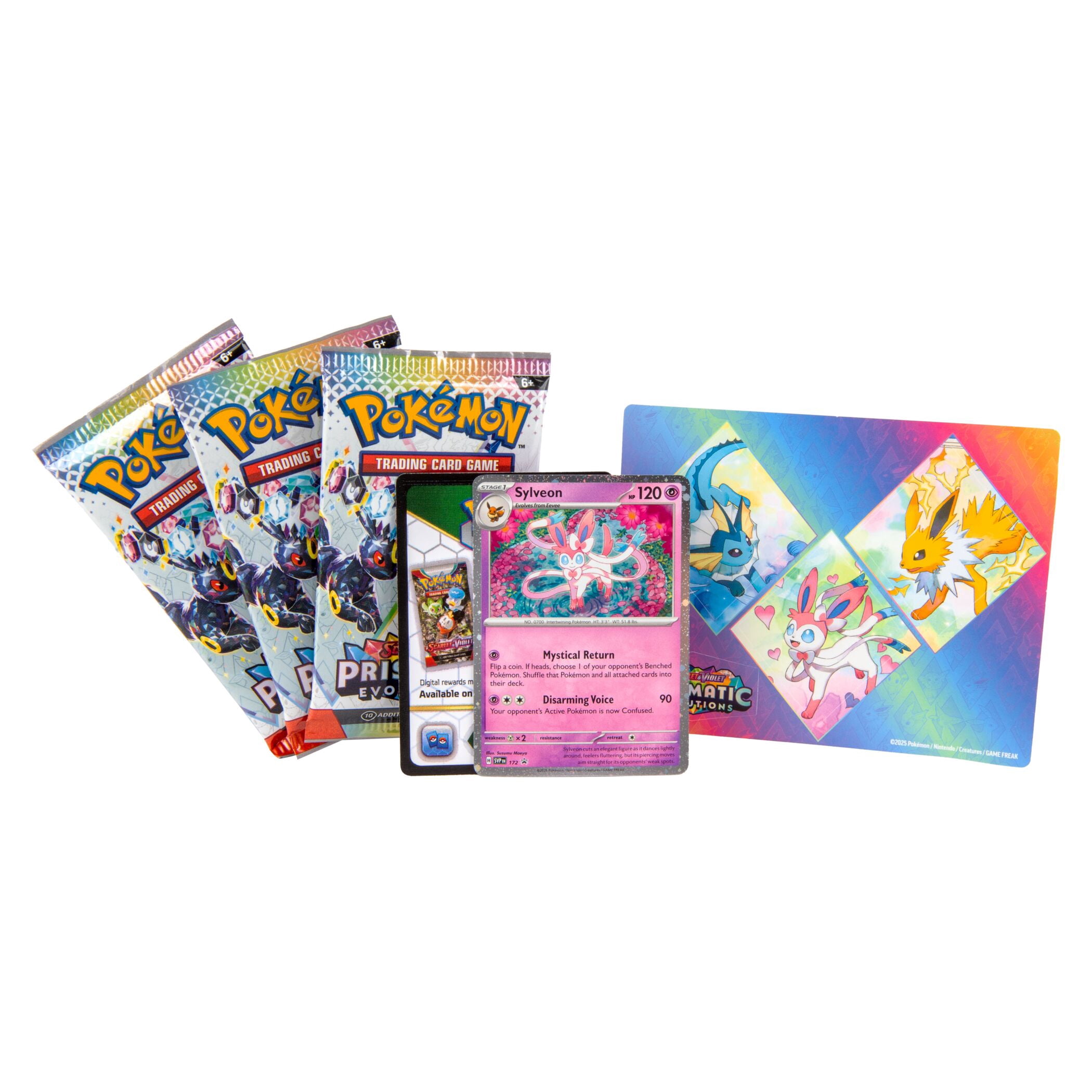 Pokemon Trading Cards SV8.5 Prismatic Evolutions Tech Sticker Collection | Recevez-en 1 au hasard