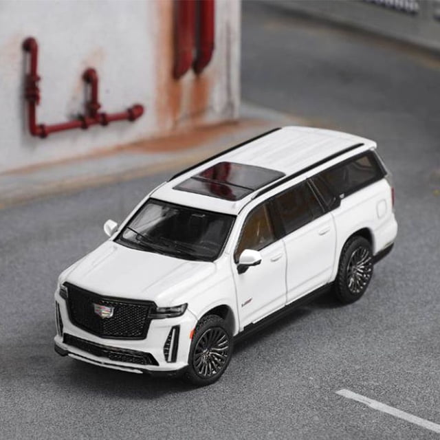 SHADOW PRO 1:64 Escalade ESV Alloy Model Car WHITE