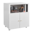 thumbnail image 4 of AKDSteel Versatile Metal Printer Stand & File Cabinet, Mobile Storage Cupboard With Adjustable Shelf For Home Office, Garage, And Small Spaces, 4 of 7