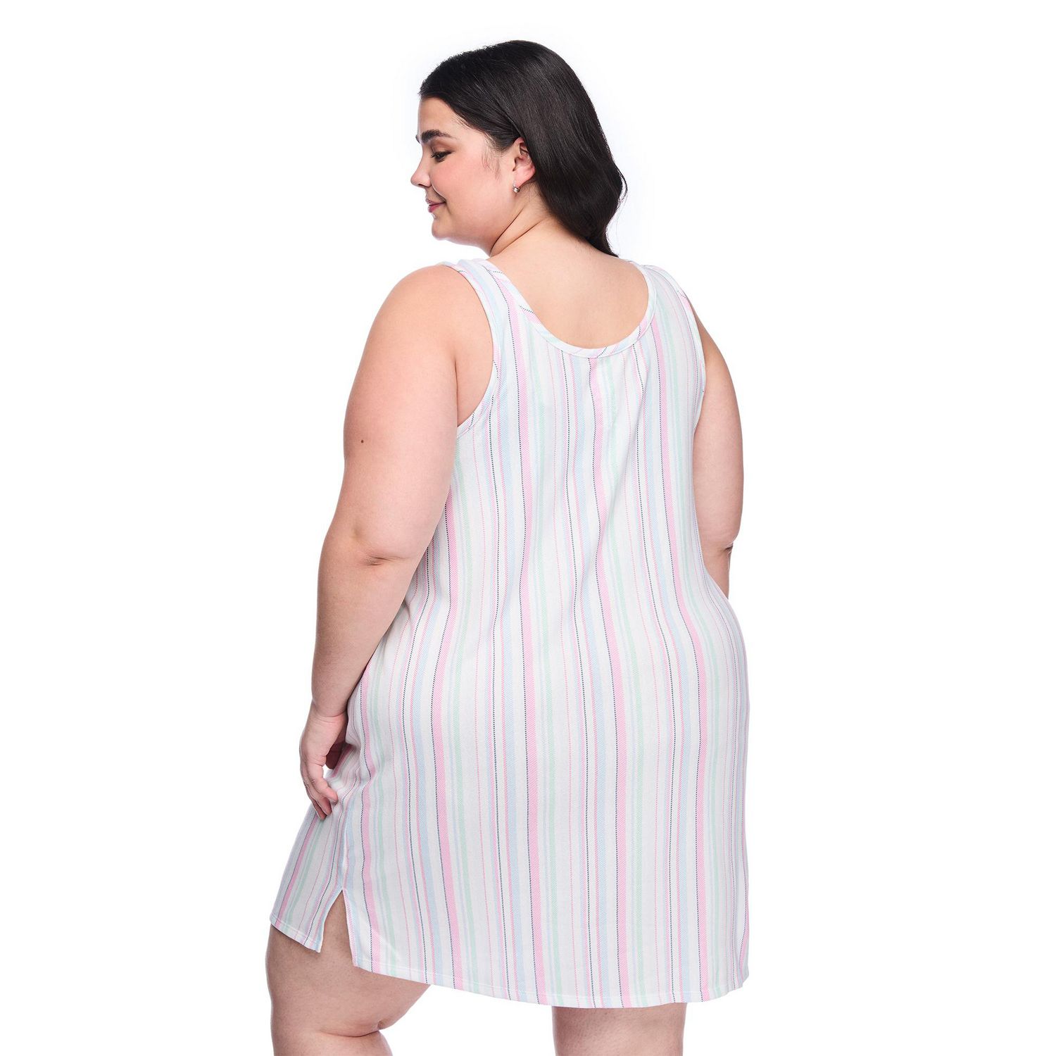 Chemise de nuit débardeur en tissu whisper George Plus pour femmes
