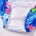 thumbnail image 3 of Little Girl Rash Guard Swimming Bathing Suit Floral Printing Long Sleeve Sun Protection Toddler Girls Bathing Suits 4-5 Years, 3 of 8