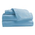 thumbnail image 1 of Comfy Bamboo World Series 4pc Microfiber Sheet Set, King Size Bedsheet, Blue, 1 of 6