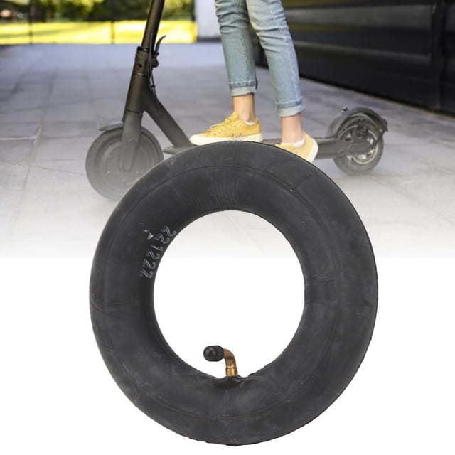 Scooter Tire Tube, 8 Inch 200x50 Rubber Thickened Scooter Inner Tube Electric Scooter Inner Tube Replacement Inner Tube with Bend Valve for Electric Scooter