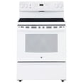 thumbnail image 2 of Cuisinière Électrique Autoportante à Dessus Lisse 30 Po Blanc GE - JCBS630DKWW, 2 of 8