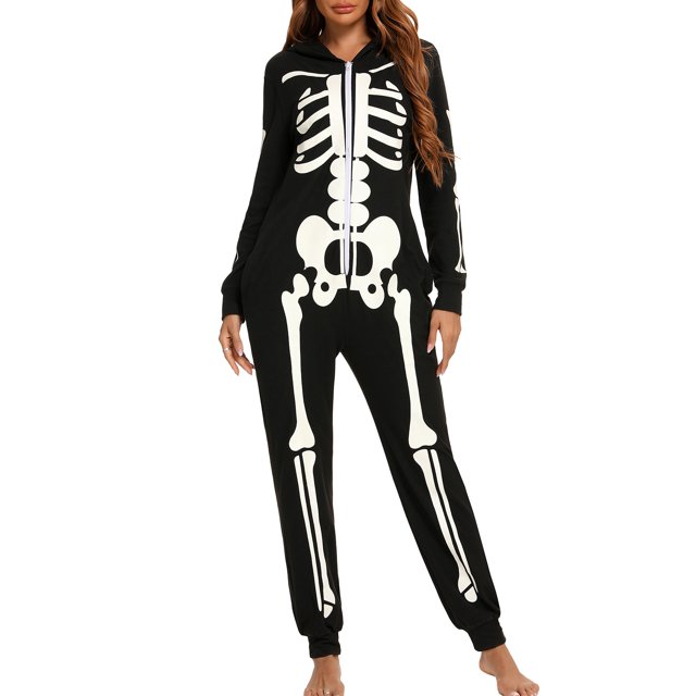 Pyjamas Assortis pour la Famille Halloween Combinaison une Pièce Pantalon Barboteuse