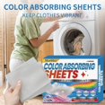 thumbnail image 1 of Color Catcher Sheets for Laundry, Allow Mixed Washes, Prevent Color Runs and Maintain Original Clothing, Dye Guard Grabber Sheets for Laundry in-Wash Sheets, 50 Count - Pack of 1, 1 of 5
