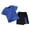 BU2, variant on yocbz Baby Boy Summer Clothes Short Sleeve Boys Girls Sports Suit Short Sleeve T Shirt Tops With Shorts Summer Quick Drying Clothing Set Jogging Football Tracksuit Green,3-4 Years