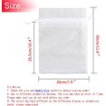 thumbnail image 3 of ORUYROP 100pcs Drawstring Organza Jewelry Candy Pouch Party Wedding Favor Gift Bags (8x12", White), 3 of 7