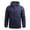 Dark Blue, variant on Pisexur Men's Coats Fashion Loose Windbreaker Jackets for Men Zip Up Hooded Bomber Jacket Casual Lightweight Trench Coat Plus Size Windproof Outwear Solid Color Trench Coats M-5XL