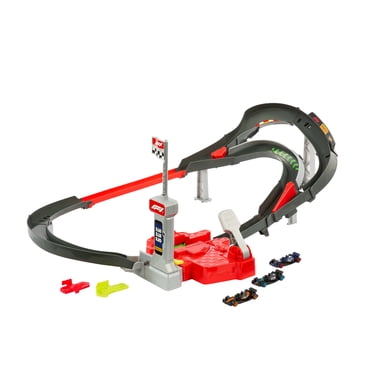 Hot Wheels-Circuit de course sprint-coffret avec 3voitures