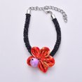 thumbnail image 4 of CBFFDC Pet Flower Bell Decor Necklace Luxury Rhinestone Pet Necklace Flower Bell Decor Adjustable Length Cat Puppy Accessories, 4 of 7