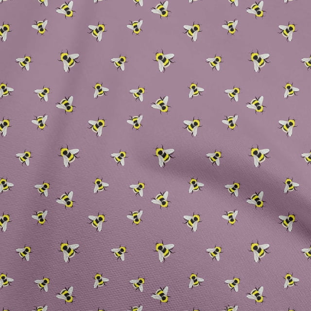 oneOone Rayonne Violet Tissu Matière de Robe Tissu Imprimé Tissu au Mètre 56 Pouces de Large