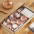 thumbnail image 4 of 18-Compartment Honeycomb Drawer Divider Organizer Ties Belts Organization - Pink, 4 of 8
