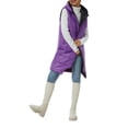 thumbnail image 4 of Kmbangi Gilet Long Sans Manches à Fermeture Éclair, Coupe Ajustée, Uni, Décontracté pour Femmes, 4 of 9