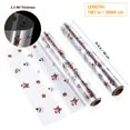 thumbnail image 2 of STOBOK Cellophane Wrap 2.5 Mil Thickness Cellophane Wrap Roll Santa Claus Pattern Design Cellophane Bags to Wrap Gift Baskets Arts & Crafts (3000x40cm), 2 of 8