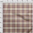 thumbnail image 3 of oneOone Rayonne Tissu Rouge à Carreaux Matière de Robe Tissu Imprimé Tissu au Mètre 56 Pouces de Large, 3 of 4