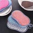 thumbnail image 3 of Ynlkorvg Cleaning Brush Sponges Kitchen Dish Sponge For Washing Dishes Cleaning Kitchen 6 Pack Non Scratch Rough Scrubbers Side For Non Stick Cookware Soft Microfiber Scrub Side For Dishes, 3 of 8