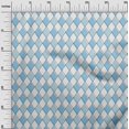 thumbnail image 3 of oneOone Velvet Light Blue Fabric Argyle Sewing Craft Projects Fabric Prints By Yard 58 Inch Wide, 3 of 4