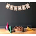 thumbnail image 3 of Inkdotpot Mr & Mrs?Kraft Pre Strung Bunting Photo Booth Props Sign Party Decoration DIY Wedding Banner, 3 of 8