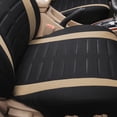 thumbnail image 4 of Maidao Car Seat Covers for BMW for X3 2003-2017 5 Seats Compatible Airbag Leather Waterproof Front Rear Cushion Protector Full Set Beige, 4 of 8