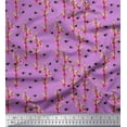 thumbnail image 1 of Soimoi Rayon Fabric Leaves,Floral & Honey Bee Insects Fabric Prints by Yard 56 Inch Wide, 1 of 3