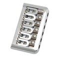 thumbnail image 4 of Guitar Bridge, Safe Bottom Stringing Anti Deformation Metal Hardtail Guitar Bridge Standard  For Electric Guitar Gold,Silver, 4 of 8