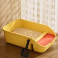 thumbnail image 4 of REK Extra Large Cat Litter Semi Enclosed Pet Toilet For Cats And Dogs Open Design Indoor Plastic Tray, 4 of 4